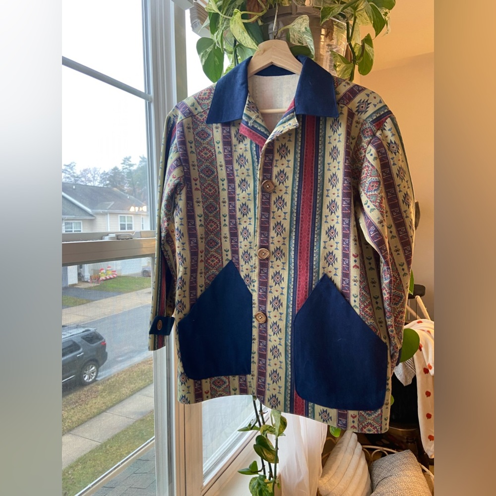 Vintage Equestrian Costal Cowgirl Western Wear Blazer Size  Medium